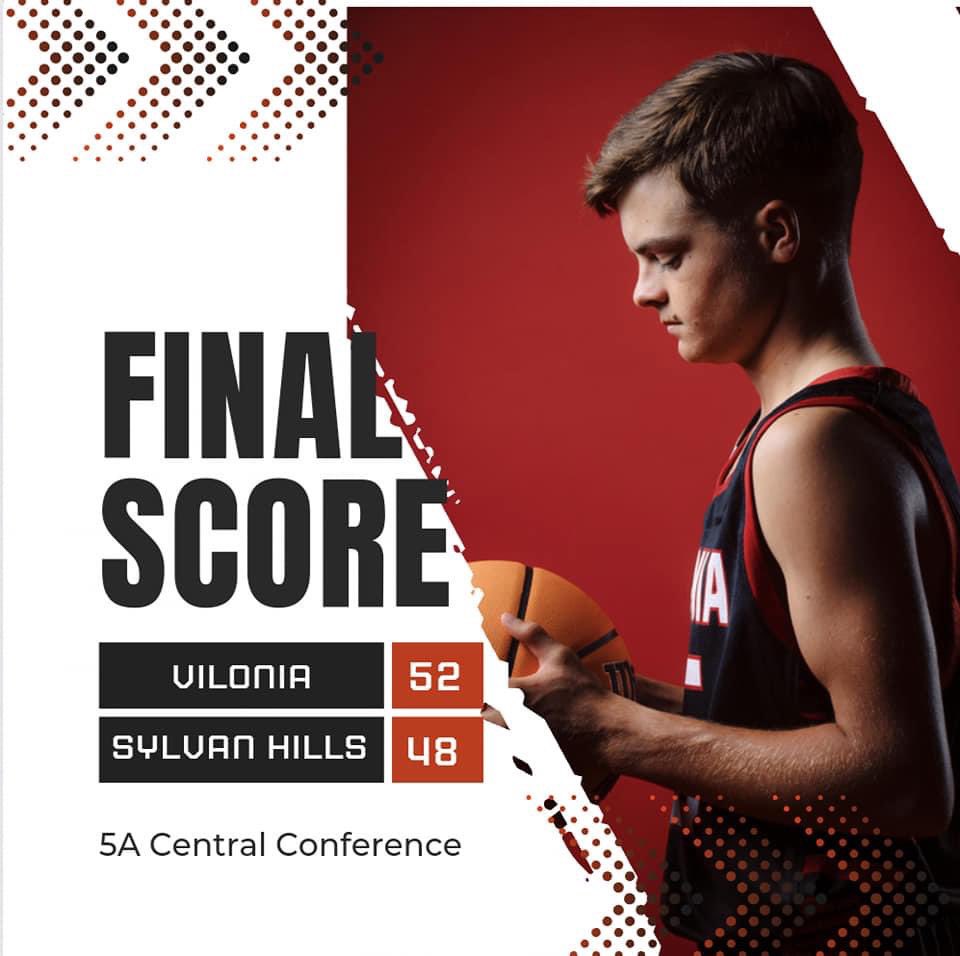FINAL from 02/17

Sylvan Hills - 48
Vilonia - 52

2024 <a href="/Joshlaw1013/">Josh Lawrence</a> 14PTS, 7REB
2024 <a href="/therealdashun/">Dashun Spence</a> 12PTS, 10REB
2023 <a href="/WesleyMckissack/">Wesley McKissack</a> 9PTS, 3/3 FT
2023 <a href="/Joneswhite_3/">Jones White</a> 6PTS, 3AST