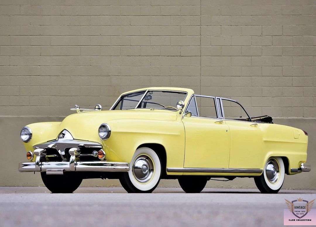 Col2Vintage's tweet photo. 1951 Frazer Manhattan Convertible Sedan https://t.co/yqBpgs0Qui