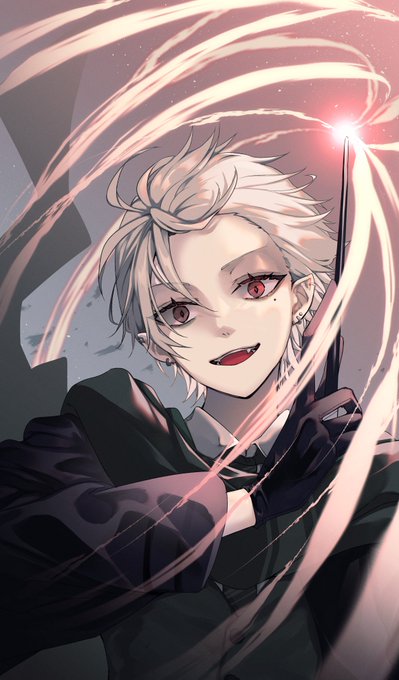結構あっさり呪いに手を染めるかと思ってたけどずっと赤魔法でうれしい #KuzuArt 
