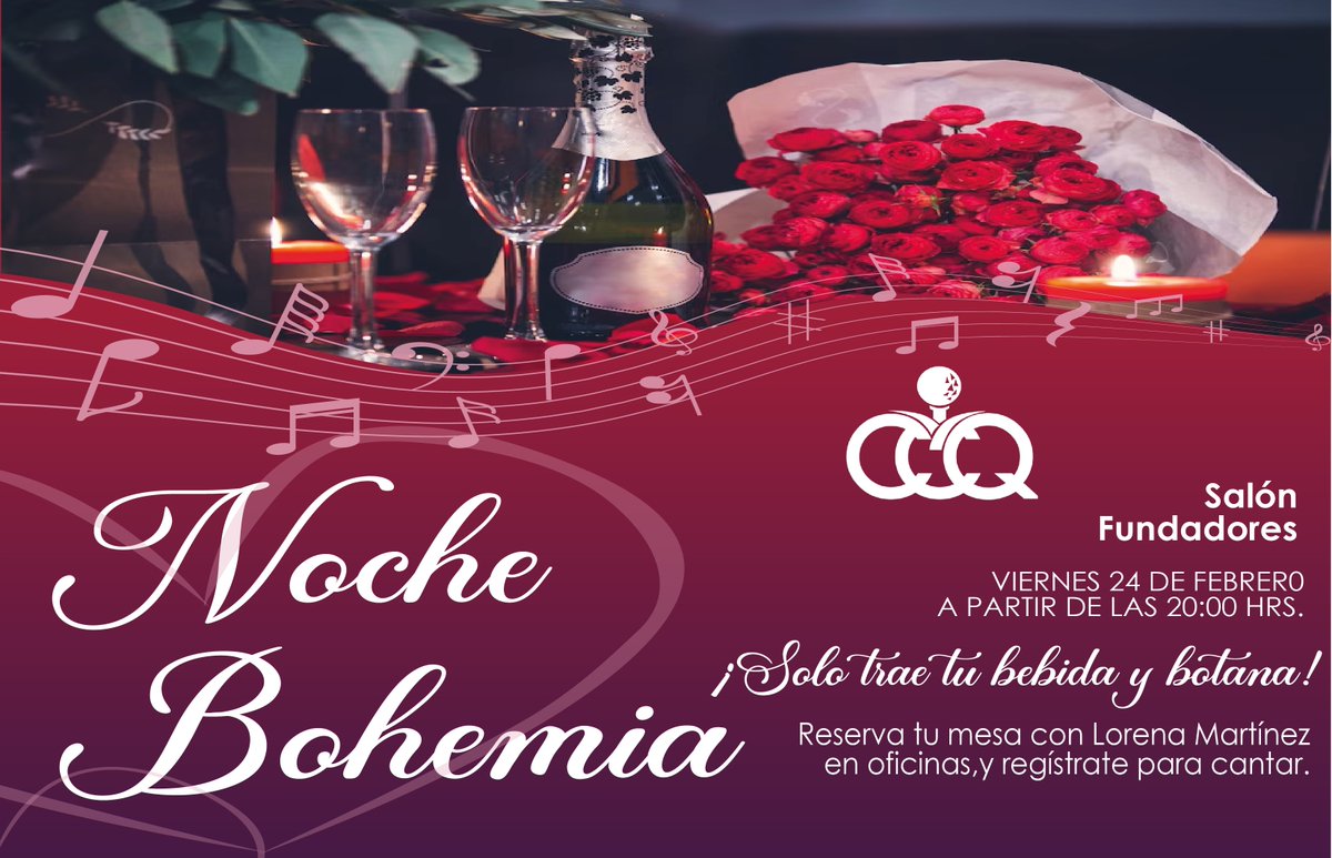 ccqmx's tweet photo. Le invitamos a una Noche de música y diversión.
Un evento que regresa después de la pandemia.💃🕺🎤🎤🎤🎼
*Evento exclusivo para Asociados y Afiliados* https://t.co/eqtdJsxDN6