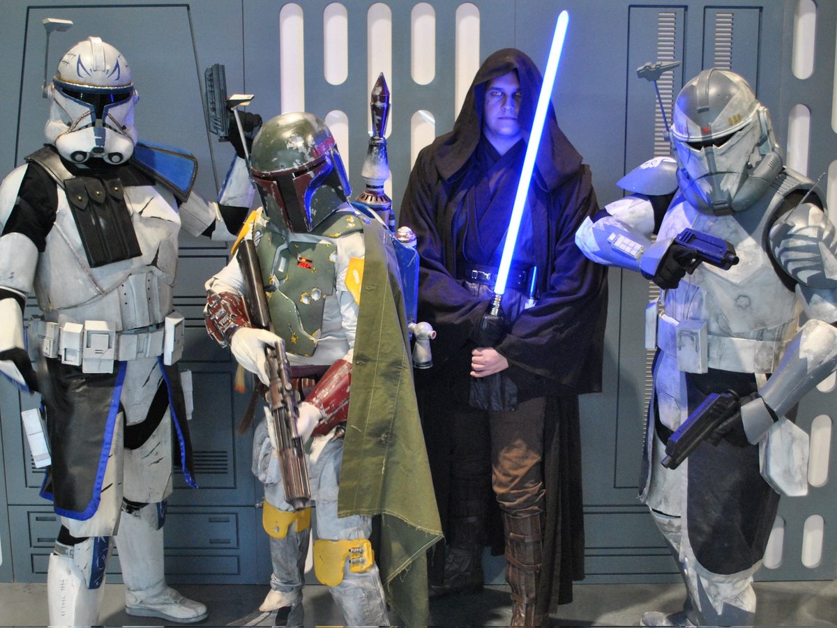 Day 1 of <a href="/LVLUPEXPO/">LVL UP EXPO</a> was a blast! If you thought yesterday was fun just wait. Because we've got even more action in store for you today!

#501stLegion #BadGuysDoingGood #CloneTrooperDetatchment #BountyHuntersGuild #SithLordDetatchment