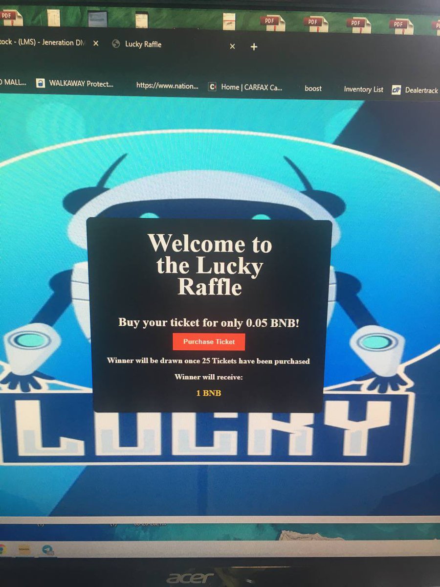 Hey y’all #LUCKYBOTS fams #Lucky raffle coming in less than 24 hours. Don’t you think it’s time to be part of #LUCKYBOTS family let’s fly together🚀

THICK marketing gonna planned don’t miss the #100xgem

Join tg: t.me/Lucky_Portal

#Bnb <a href="/cz_binance/">CZ 🔶 BNB</a> #LUCKYBOTS #crypto #bsc