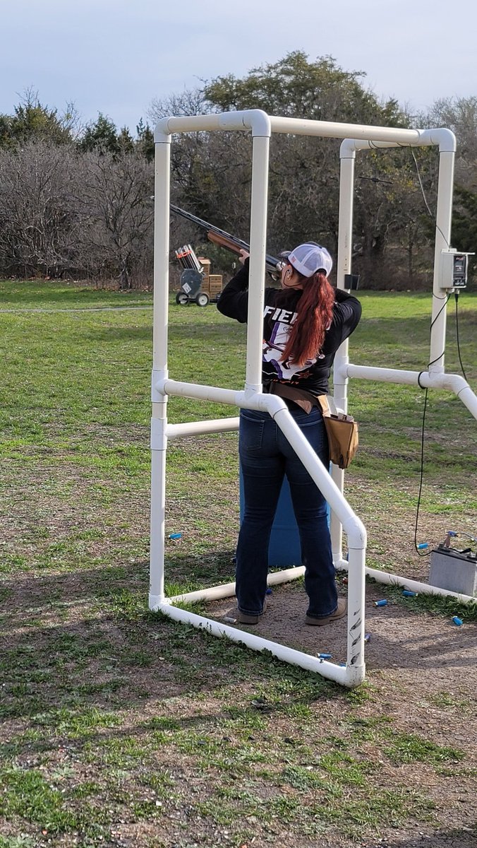 ehs_4h's tweet photo. Freezing but lots of fun! Eastlake 4H shooting from sun up to sundown. #fearthefalcon #Eastlake #sisd https://t.co/0C6HZyvefX