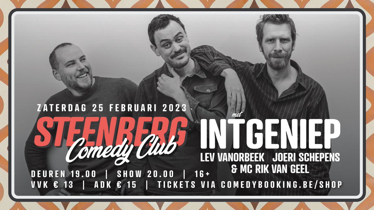 COMEDYBOOKING.be tweet media