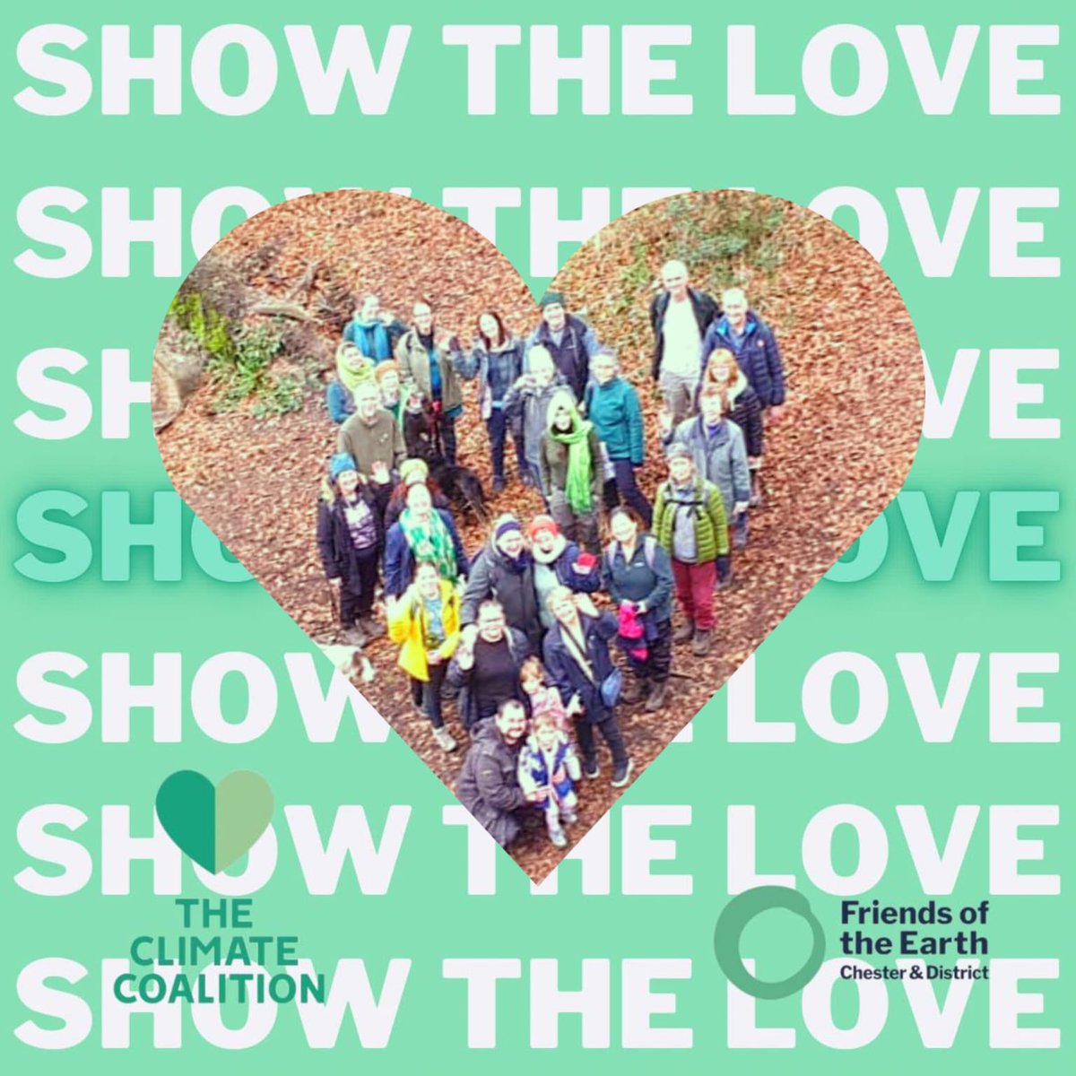 This month we’ve been supporting <a href="/TheCCoalition/">The Climate Coalition</a> campaign to #ShowTheLove

We organised a walk, taking in some of Chester’s best nature spots, and over 30 of you turned up to help us send the message that we need to show the love for our planet 💚