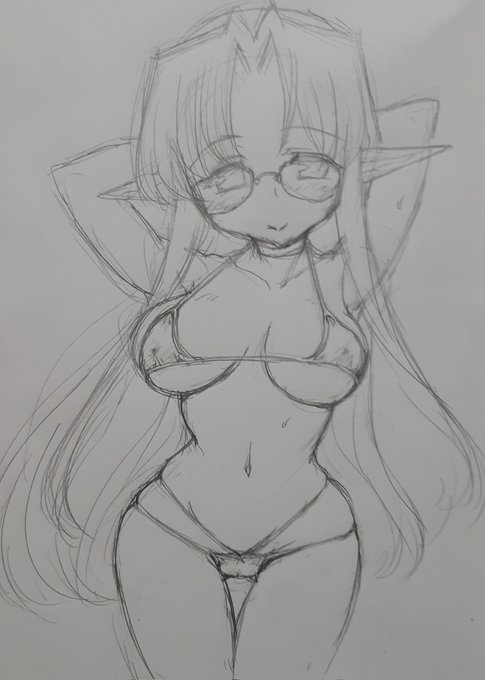 おしごとちうにうちのこをサボりお絵描き… 