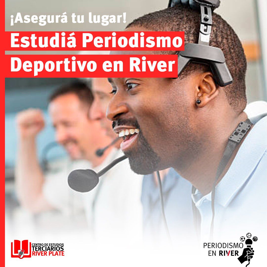 ¡Estudiá #PeriodismoEnRiver y transformá tu pasión en tu profesión!

Podés consultarnos por #WhatsApp y te brindamos asesoramiento de inmediato

📲 Escribinos al 11-2367-2402