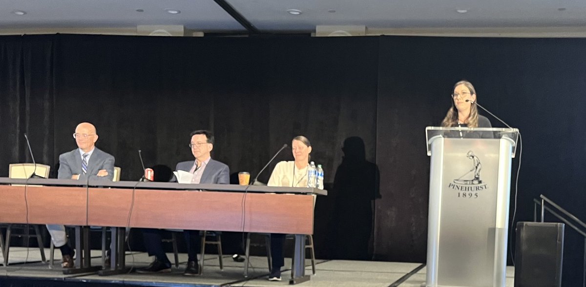 Best part of the day at the ⁦<a href="/ncgisociety/">NC GI Society</a>⁩ annual meeting with the fellow debate. Dr. Lauren Phelan representing ⁦<a href="/Duke_GI_/">Duke GI</a>⁩ #GITwitter