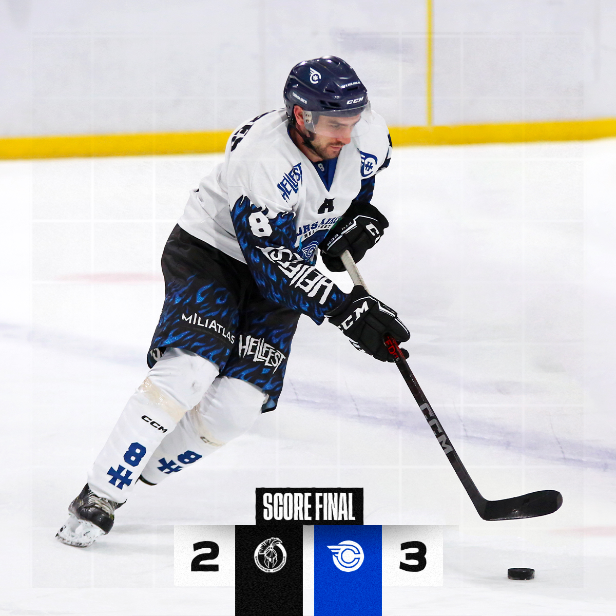 CorsairesNantes's tweet photo. 𝐕𝐢𝐜𝐭𝐨𝐢𝐫𝐞 🖤💙

Oh qu'elle fait du bien celle-là ! Les Nantais renversent la tendance dans le 3ème tiers-temps à Marseille et restent dans la course aux playoffs !

Rendez-vous la semaine prochaine pour le Hellfest Game face à un concurrent direct, Mont-Blanc 👊 https://t.co/grEoF8Woeo