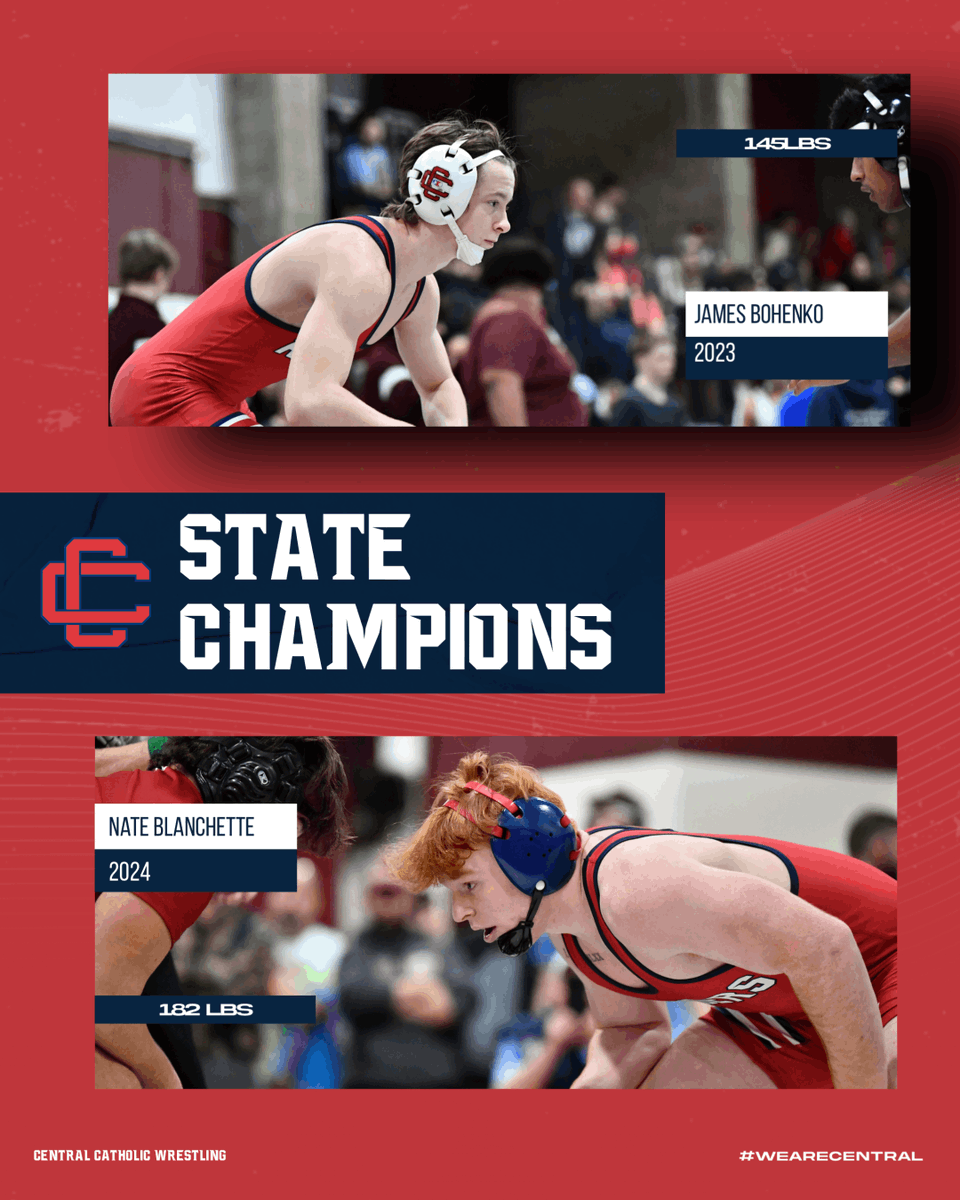 CCRaider_sports's tweet photo. Congratulations to James Bohenko and Nate Blanchette who won the State Championship in their weight classes! Strong finishes for Cole Glynn(4th), Jackie Dehney (5th), Jason Belkus (5th) and Caden Chase (5th). The Raiders finished 4th as a team! https://t.co/rue7yOvWRw