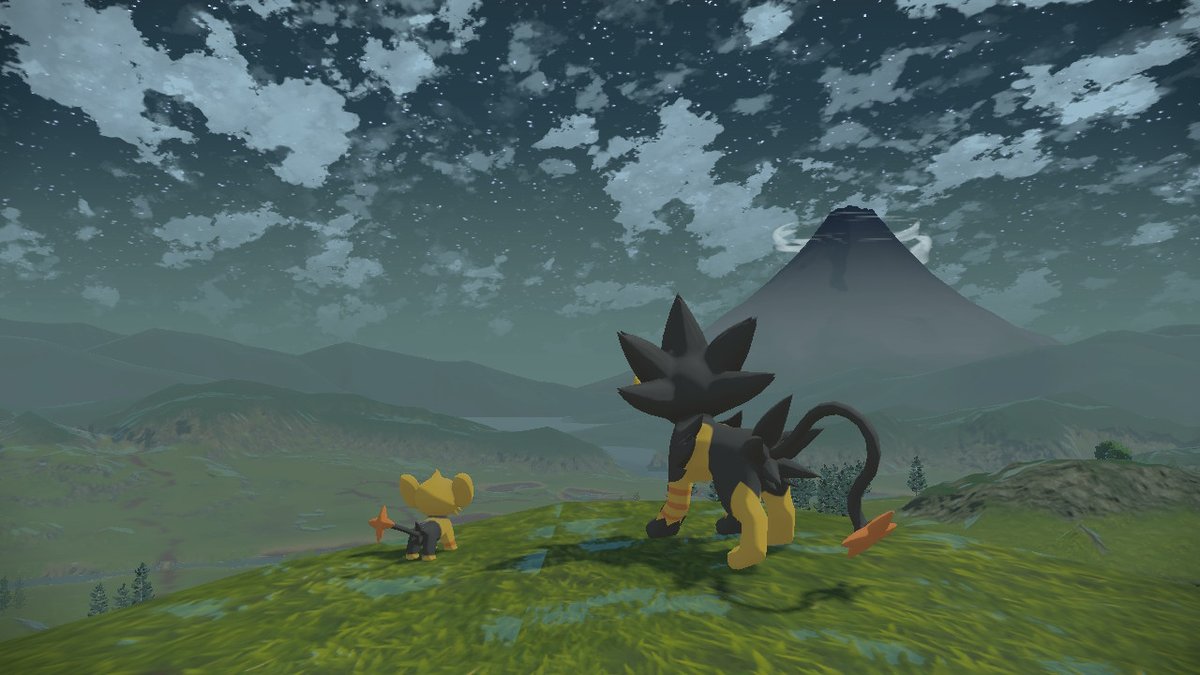 SP2K2000's tweet photo. Cheesecake #shinypokemon #shinx
 #PokemonLegendsArceus #NintendoSwitch https://t.co/p0oZA4Ag9e
