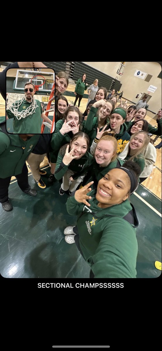HTHSgbasketball's tweet image. So thankful to be a part of this moment with these young Ladies!!! Sectional Champs !!! But We are not satisfied!!!  
#NothingGiven #AllEarned