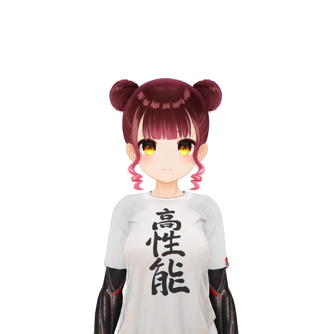 おだんごウィッグ被ってください #ロボ子さん新しい髪よ 