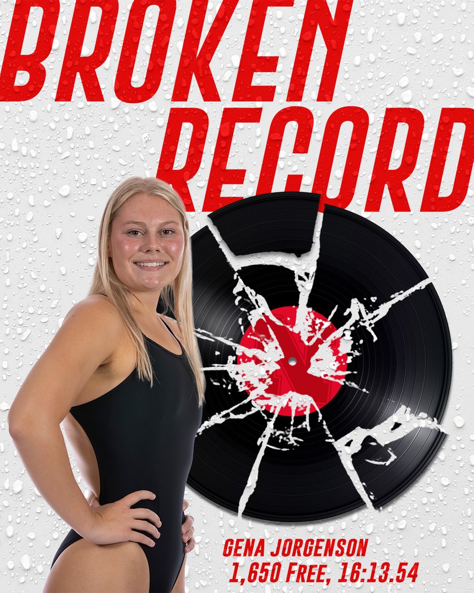 HuskerSwimNDive's tweet photo. 𝐔𝐍𝐑𝐄𝐀𝐋!

Gena cut 20 seconds off her previous career-best mile time to get well below an NCAA B-Standard Cut AND break the school record🤯

Did we mention she's a freshman? https://t.co/4cGcEtzewb
