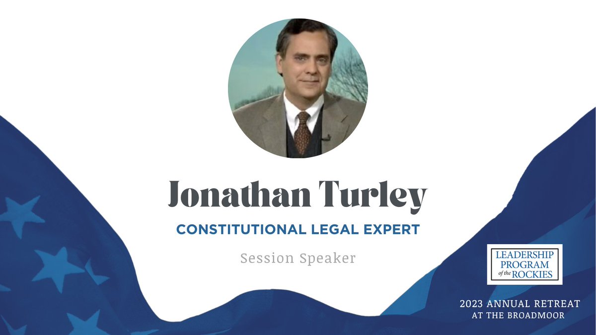 leadersnaction's tweet photo. Although he’s serious about how media is destroying the free press, @JonathanTurley gave us reasons to remain optimistic (and left us laughing).
#LPRRetreat2023
#KeepersofTheFlame
#LeadersNAction
#ArmyForFreedom
#FreedomvsForce https://t.co/3x9uMpr0DU