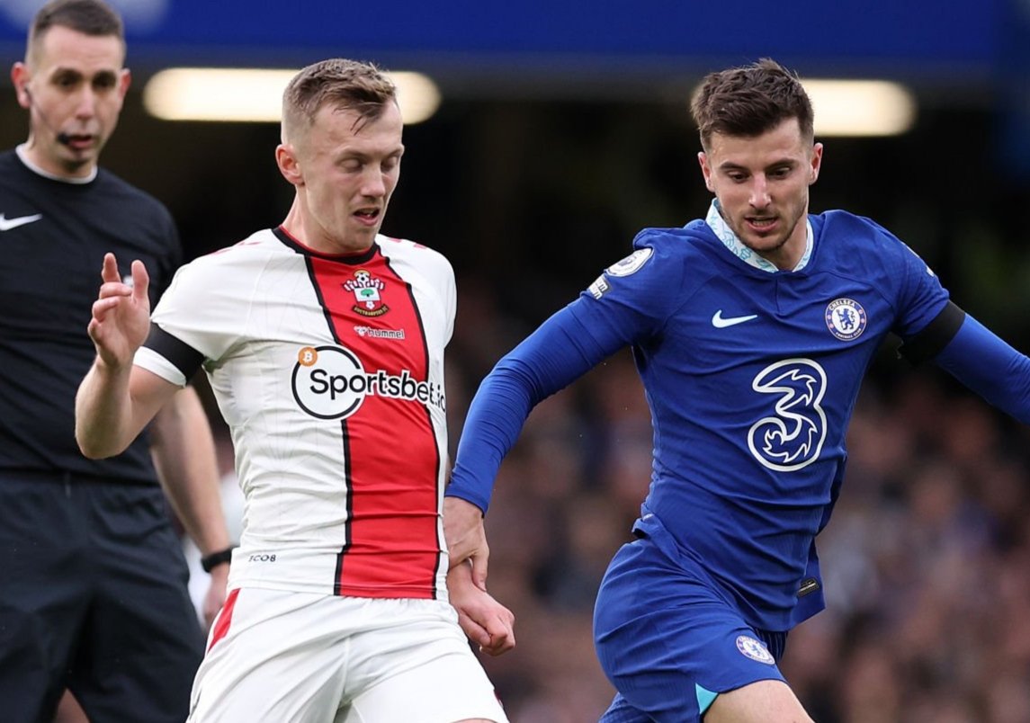 🔵 Here are some 📸 from the game 🆚 Southampton 🎬. #CheSou #Masonmount ⚡