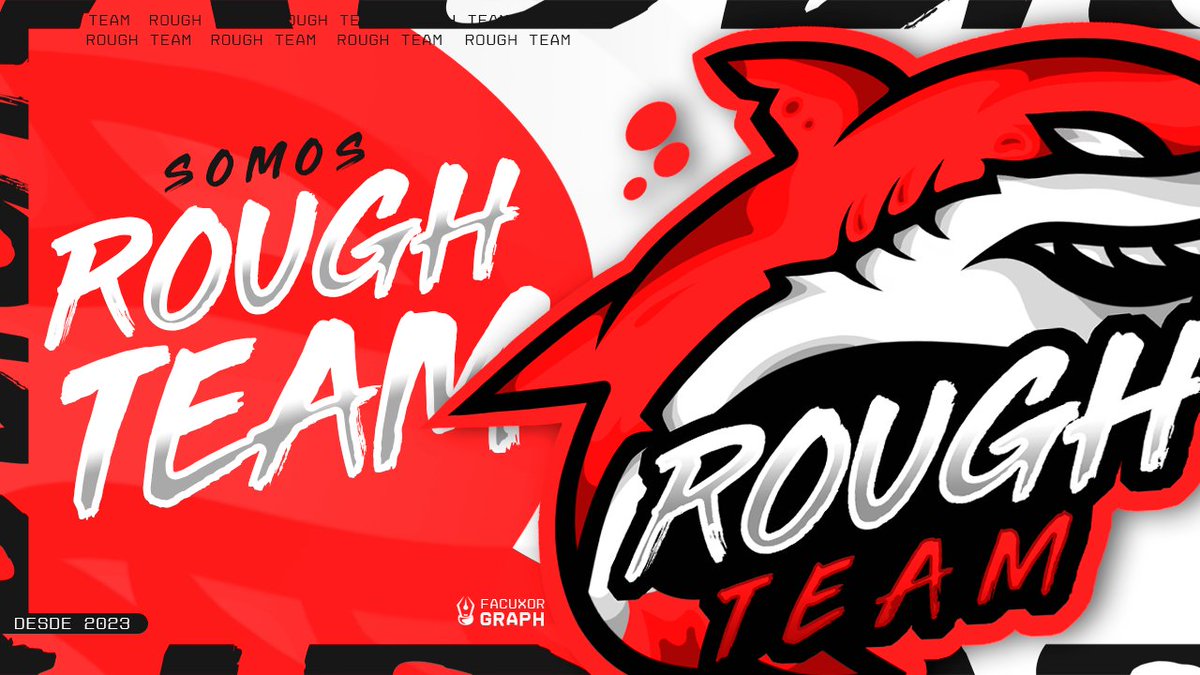RoughTeam's tweet photo. 🦈 ¡Rough Team presente! 🦈

• Rough Team inicia su camino en los eSports, con la finalidad de hacer crecer y mejorar a los jugadores en estás filas tiburonas.

🇦🇷 Creado desde Argentina, 2023. https://t.co/Jo2e34VOPP