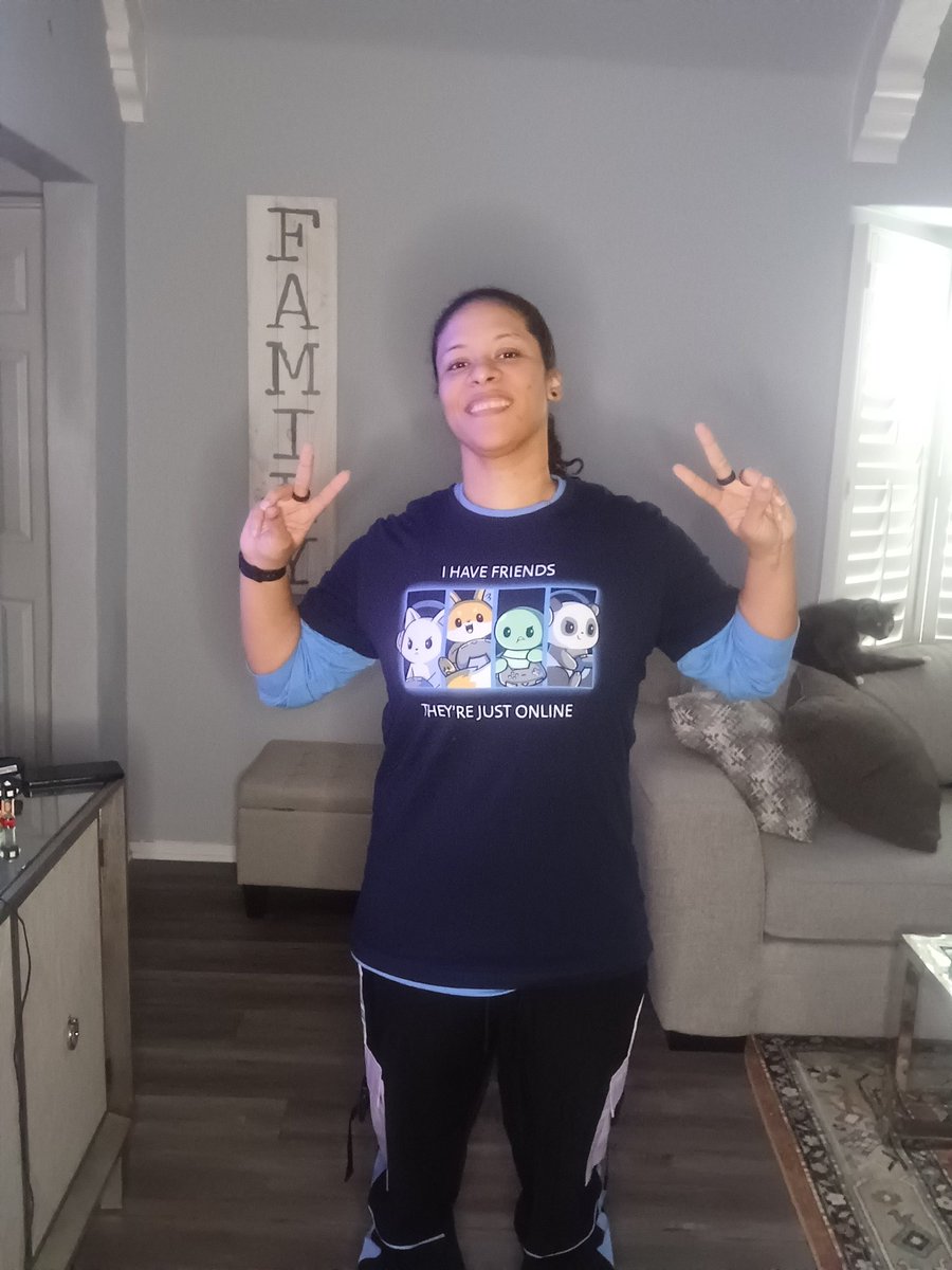 TheyThumper's tweet photo. #Level37 A huge "Thank You!" for zee Birthday wishes, and Love I received from the gaming community and beyond. I relaxed at home and hung out w/friends in their stream(s). I Love y'all.💚
Shirt: @TeeTurtleHQ
😺:Smokey
#MentalHealth #SuicidePrevention #Therapy #TheMooreYouKnow https://t.co/1AVL7tiS8r