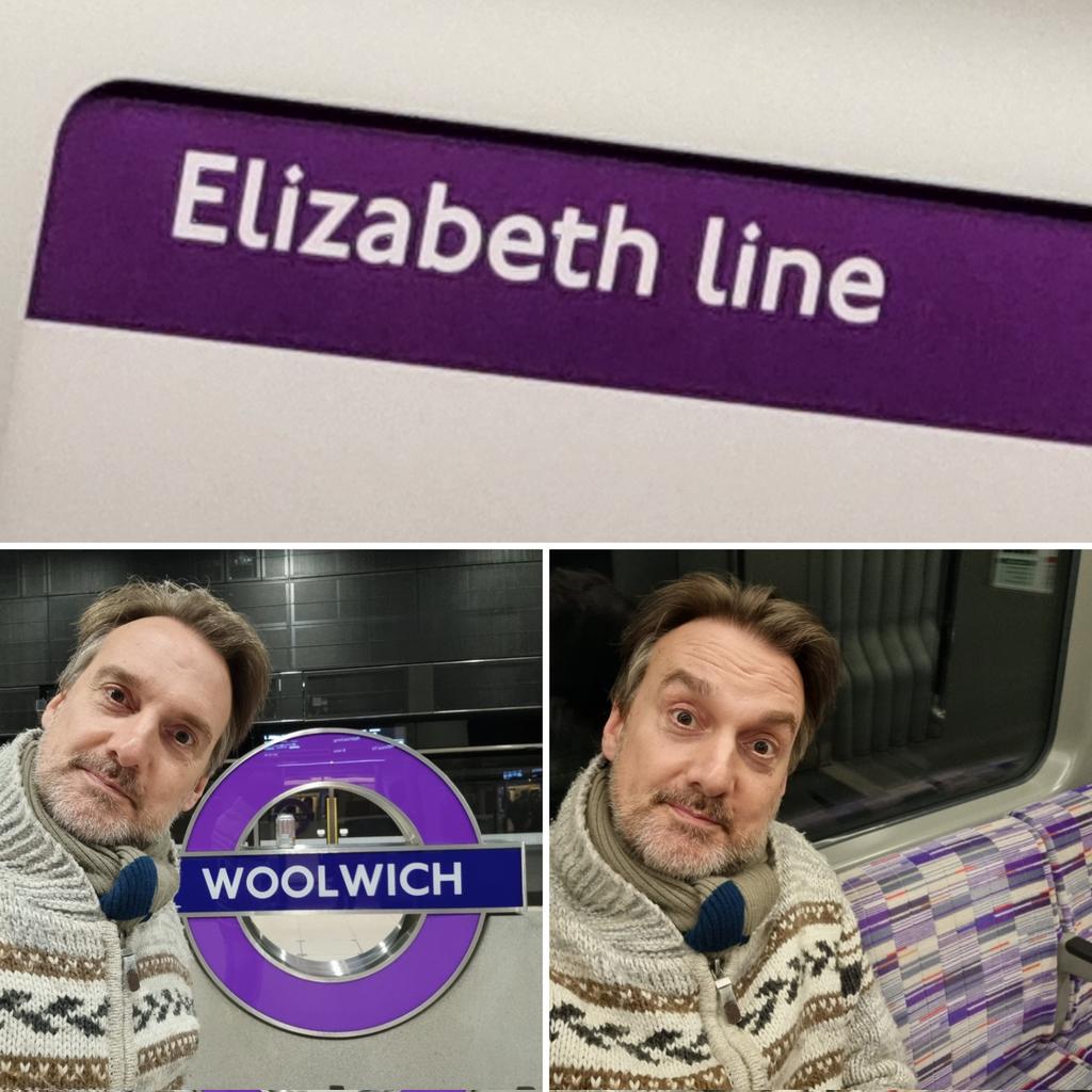 Timsley's tweet photo. She's dipped her toes onto The Elizabeth Line! #WHOHASNT 😜 #THEELIZABETHLINE https://t.co/TixpwrkX4F