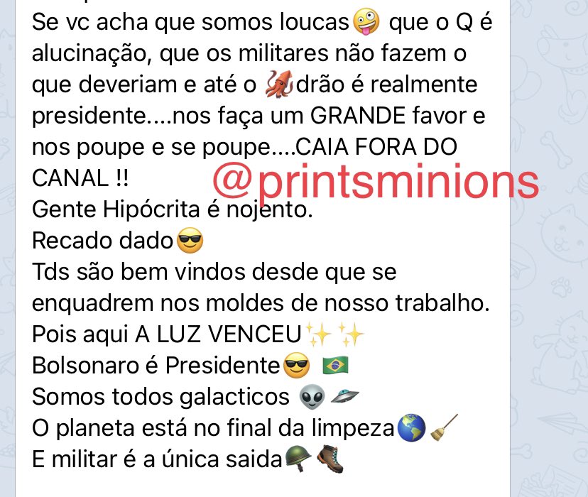 Prints bolsonaristas tweet media