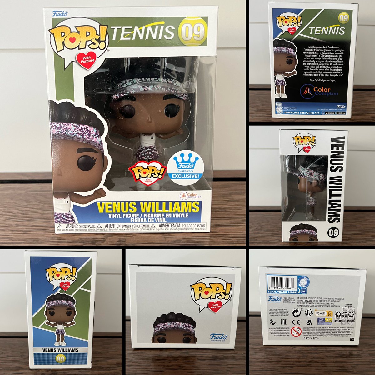 wildfortoys's tweet photo. “Funko Pops! With Purpose - Tennis: Venus Williams #09 (https://t.co/Xxpy002S7j Exclusive)” figure. #Tennis #ColorCompton #VenusWilliams #WildForToys #Funko #FunkoPop https://t.co/NwDQVK0bfJ