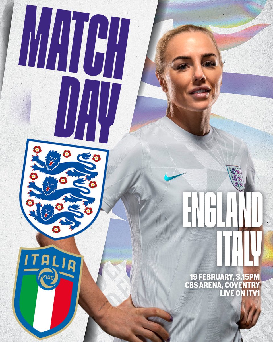 Lionesses's tweet photo. It's that time again.

🙌 🏴󠁧󠁢󠁥󠁮󠁧󠁿 MATCH DAY 🏴󠁧󠁢󠁥󠁮󠁧󠁿 🙌 https://t.co/HID1il7Ewj