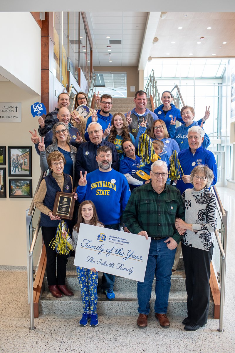 Congratulations to the Herbert J. Schulte Family for receiving the 2023 South Dakota State University Family of the Year award.