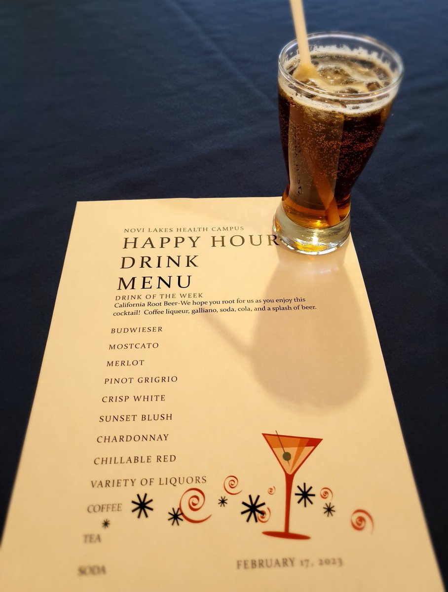 NoviLakesHC's tweet photo. You scream, I scream, we all scream for root beer!  California Root Beer cocktails were on special today at our Happy Hour!  We hope you "root" for us today!  #highfives #customersatisfactionsurvey https://t.co/SAIHB5iLw6