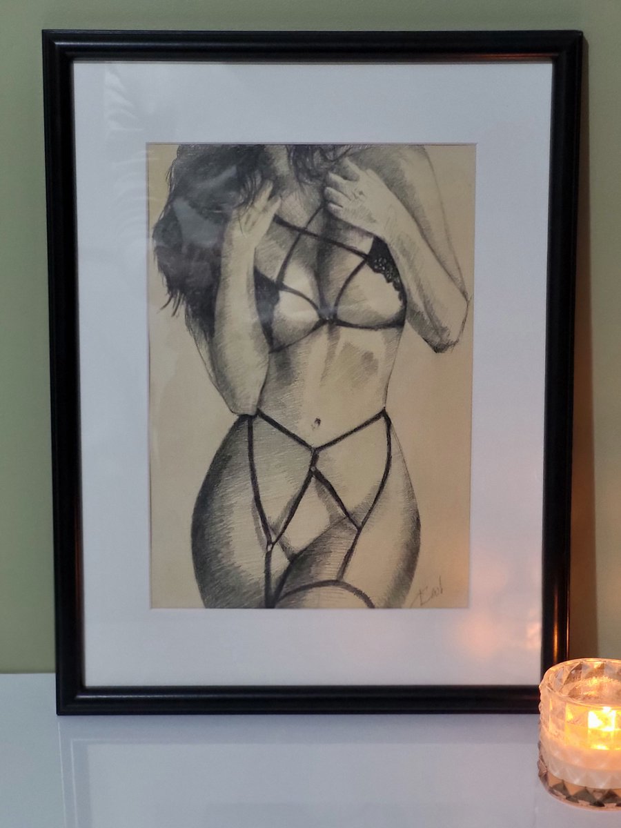dccreative3's tweet photo. #lingerie #eroticart #drawing #Pencildrawing  #sensual #myart #eroticsketch #sketch #artforsale https://t.co/2d4JOklJPY
