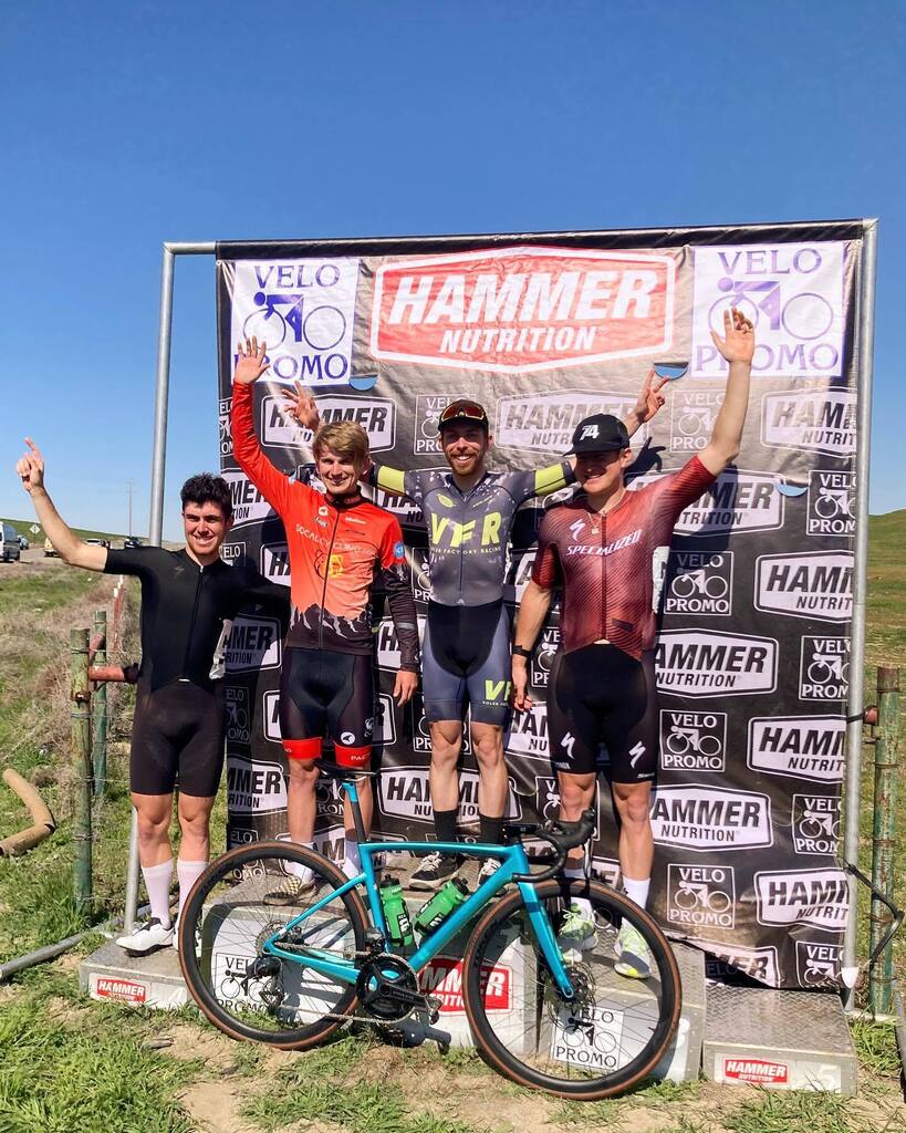 volerracing's tweet image. First race on his @chapter2bikes TOA and it’s a win for @bradley_wiggs at the Cantua Creek Road Race! instagr.am/p/Co0a1l-P8Jf/