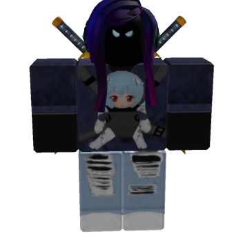 The Darkest Girl Roblox Character That I have ever made on Roblox