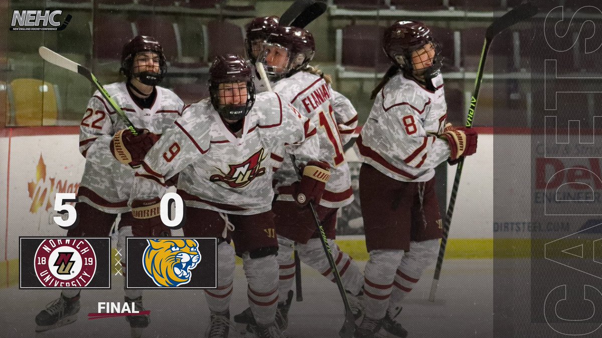 Norwich Cadets on Twitter "WHKY CADETS WIN! Cadets shut out JWU in