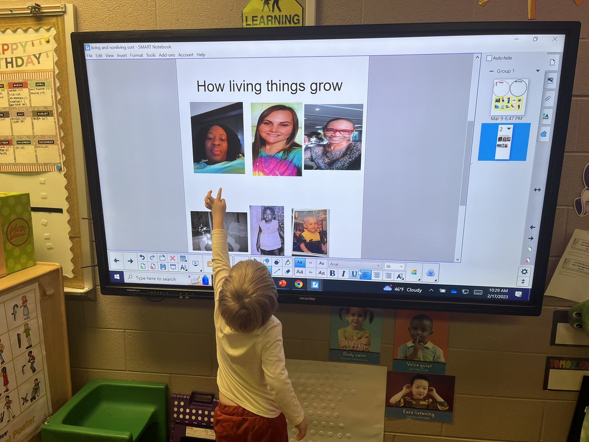 abbytriple's tweet photo. This week we learned how living things grow and change. We had the students match adult animals to their babies and they did a phenomenal job. So, we decided to challenge them, with the task of matching their teachers to their baby pictures. We had a good laugh!😂@MabletonEs https://t.co/9N9XYrxmTB