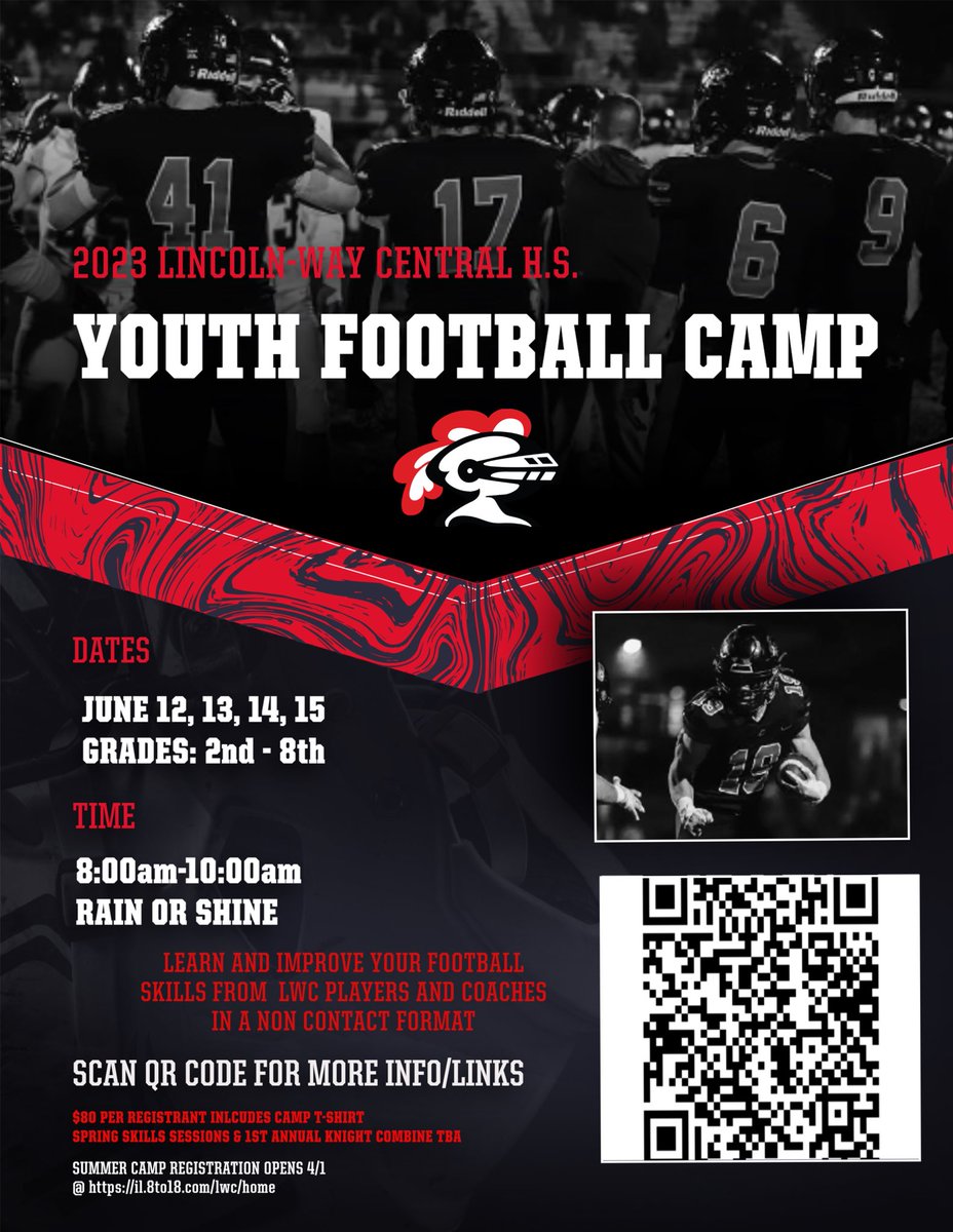 LWC_KnightFB's tweet photo. Don’t miss a great opportunity to get better!! https://t.co/zT1BtqB0Jc