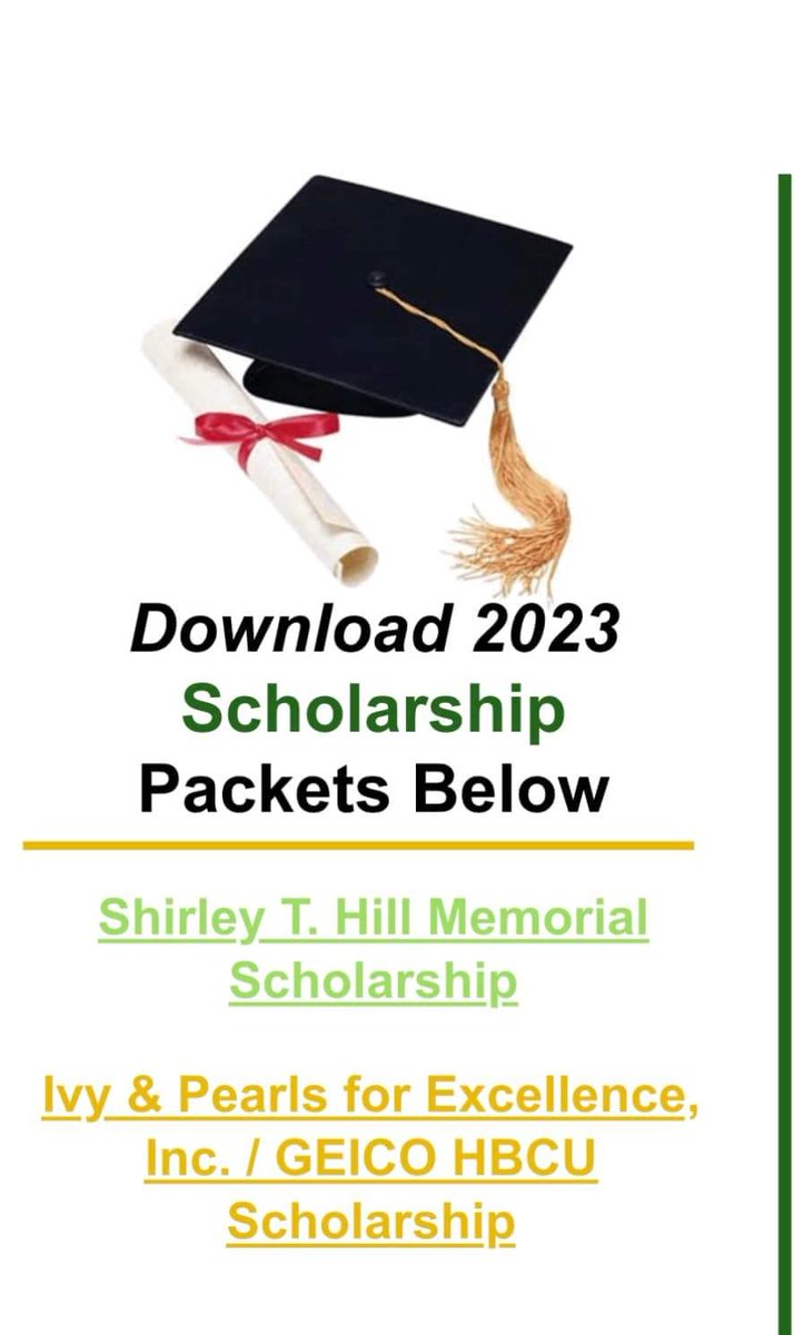 EpsilonOmegaAKA's tweet photo. We are offering two different scholarships. The deadline for both is May 1, 2023! Please use the link below to access scholarship package information. 💗💚 #scholarship #education #youngscholars 

https://t.co/4XbjODzTVg https://t.co/cuiA3mOKUy