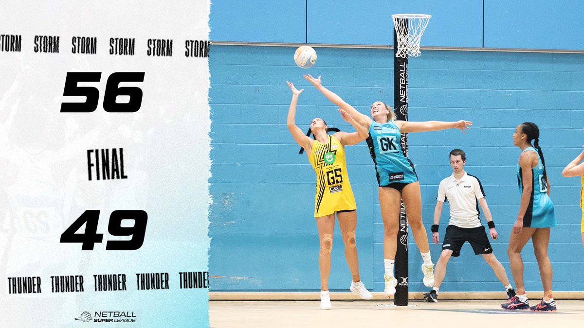 SurreyStorm's tweet photo. STORM WIN! 😍 

An unbelievable performance from the squad as we continue to protect our home court 🙌

We go again tomorrow! 

#NSL2023 https://t.co/B8Mqk4CAs4