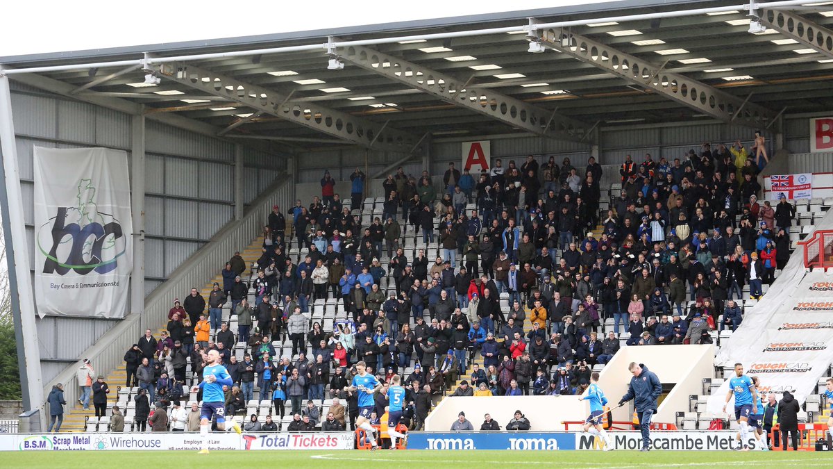 theposh's tweet photo. 📷 Thank you for your fantastic support this afternoon. 👏

Safe journey home Posh fans. 💙

#pufc https://t.co/QlxrkmijBJ
