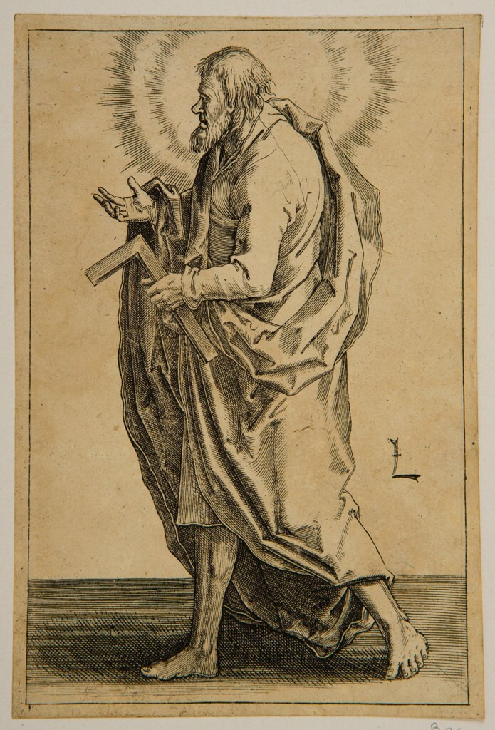 Lucas van Leyden, Saint James the Younger, 16th century #lucasvanleyden harvardartmuseums.org/collections/ob…