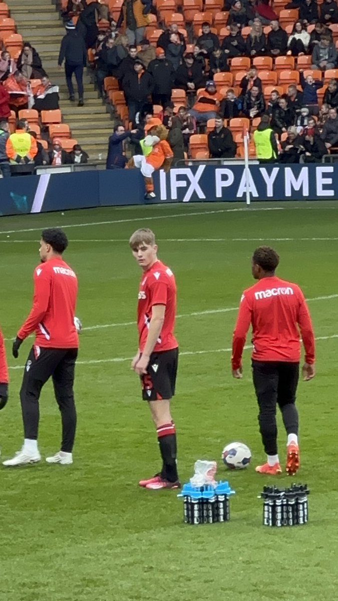 scottmlowe's tweet photo. Amazing championship debut for Nathan Lowe for @stokecity against Blackpool. Poor result but debut in front of 14,000. This is the start #stokeFC #nathanlowe https://t.co/3agJwjFKNI