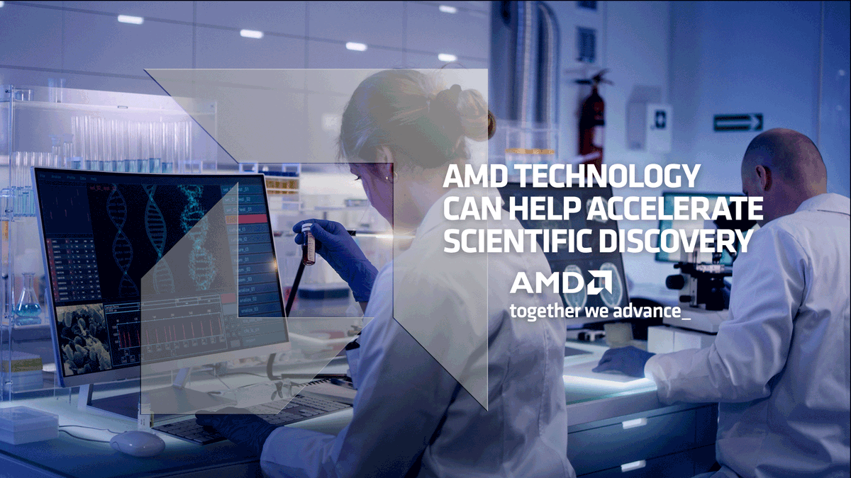 AMD_UK's tweet photo. ESnet6 gives scientists the power to quickly process, analyse, and share copious amounts of research data through adaptive networking technology. Made with the US Department of Energy. Made possible by AMD.
> > https://t.co/ZZ7l8tzvy0

#AMD #ESnet #AI #TogetherWeAdvance https://t.co/TORwcxFfaA