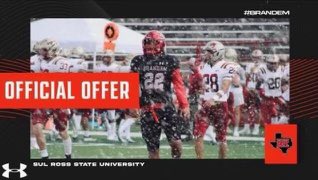 #AGTG Blessed to receive my first offer from <a href="/SRSUFootball/">Sul Ross State University Football</a> <a href="/CoachJayBussey/">COACH BUSSEY</a>