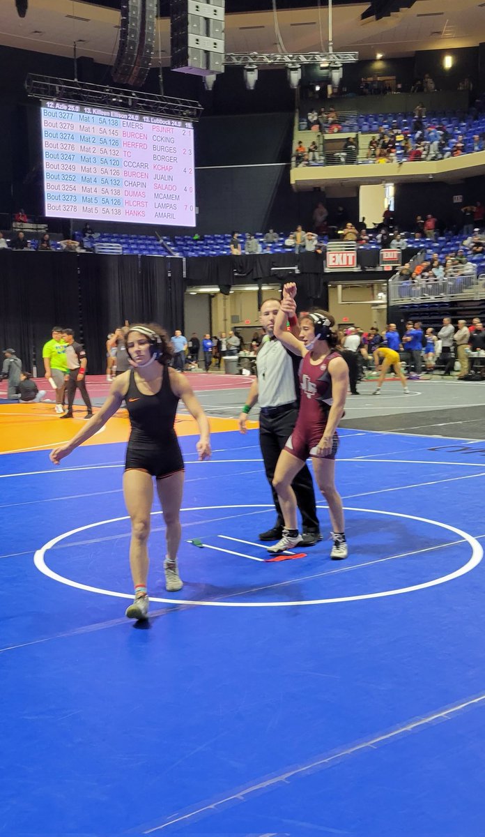 Ileah Brown is your 2023 114lb UIL STATE Finalist!!!!
#FARMERSFIGHT 
#FARMERPRIDE
#TheLew