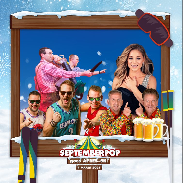 Over 2 weken is het zover. 
In de verwarmde feesttent 
#Septemberpop goes Après-ski 
#Workum #4maart