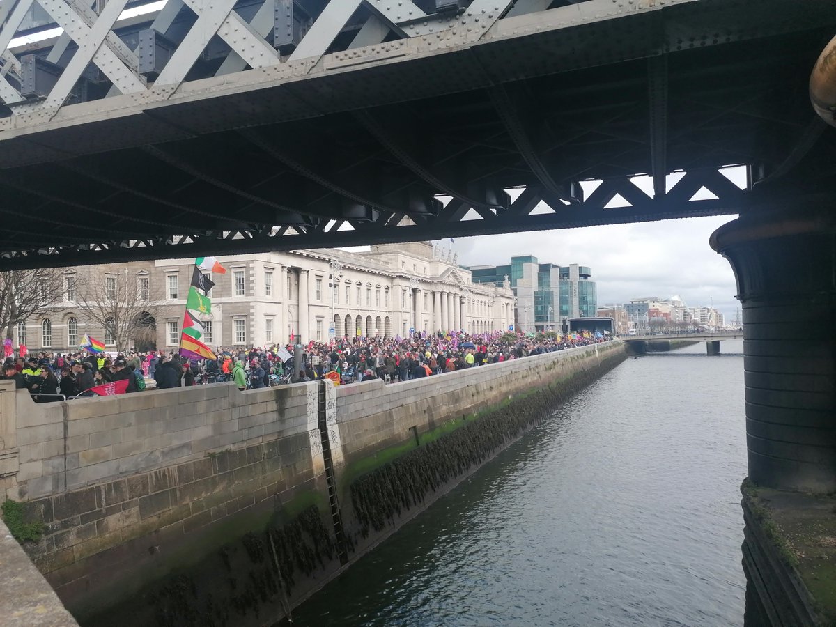 UnisonRvh's tweet photo. Unison RVH Branch were present today at the #irelandforall rally today in Dublin.
Unbelievable turnout to confront the far right in this country, "THEY ARE THE ONES THAT'S NOT WELCOME"
#facistsout https://t.co/3mvAVMOQIz
