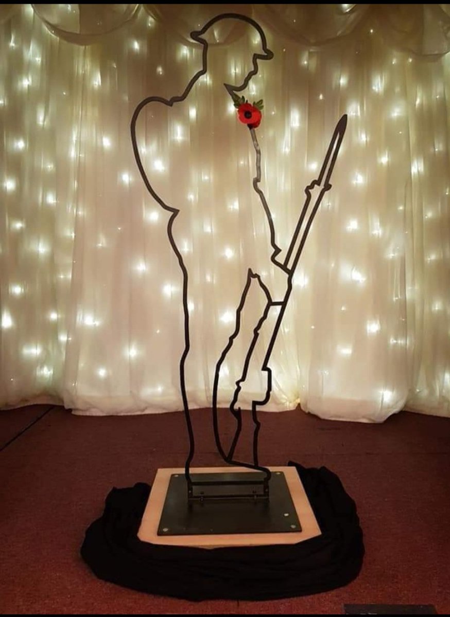 Tommy, our guest of honour again at our Annual Dinner &amp; Awards Presentation Evening last night, looking resplendent in pride of place.

Thank you to our friends at <a href="/BrightonHoveCC/">Brighton & Hove City Council</a> for allowing Tommy to come join the party again 😊

#rafac #aircadets <a href="/OCSussexWing/">Helene Gould</a> <a href="/SussexWing/">Sussex Wing</a>