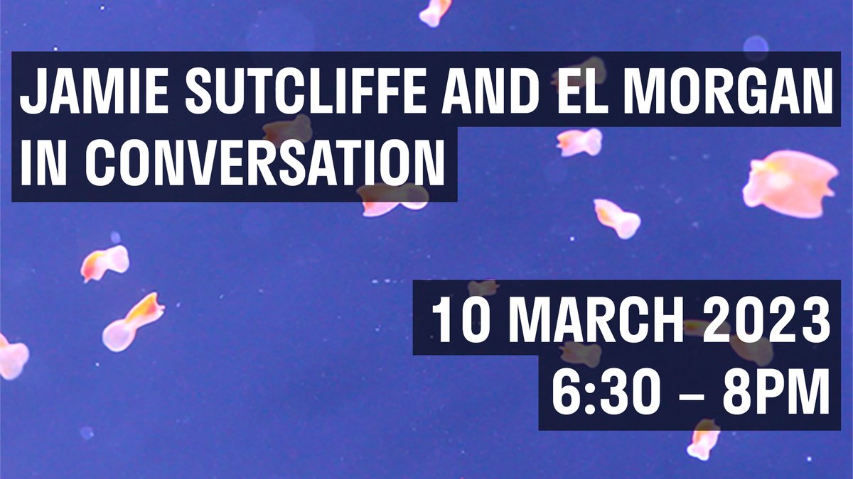 Join us at the gallery to hear from exhibiting artist El Morgan and writer, curator, and co-director of Strange Attractor Press Jamie Sutcliffe on Friday 10 March, 6:30-8pm at Castlefield Gallery!

Learn more and book your tickets: eventbrite.co.uk/e/jamie-sutcli…