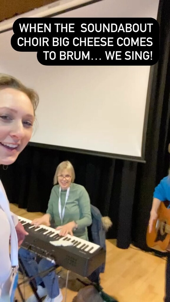 EmilyTullyMusic's tweet photo. A great Inclusive Choir rehearsal this morning; a great way to start the half term. https://t.co/gsdOkjFndT https://t.co/c36zR81k8y