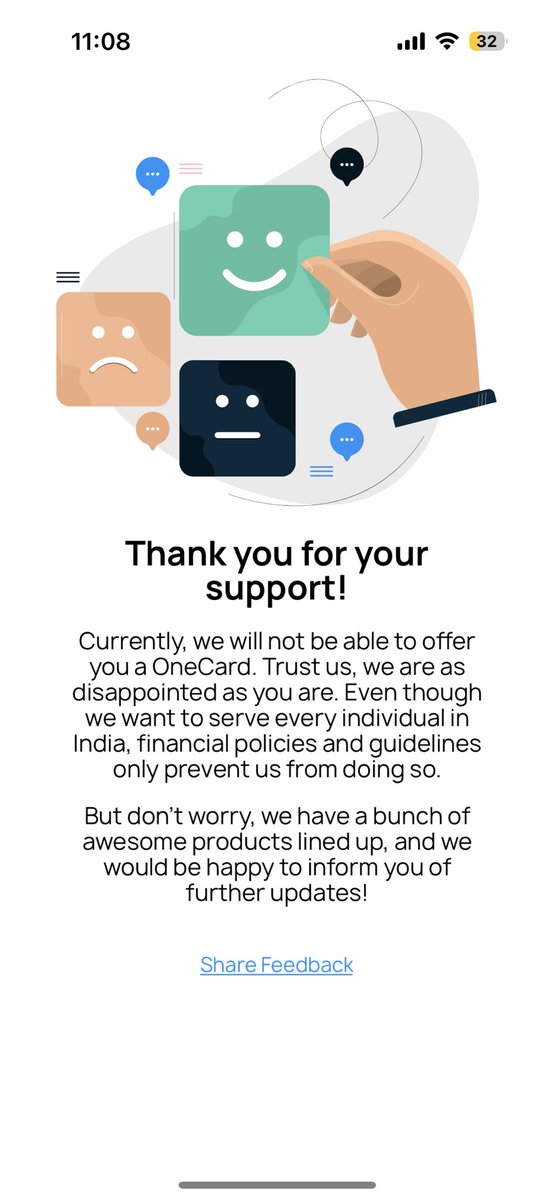 EmRaanPandith's tweet photo. Can you guys explain if you are not able to offer credit card then why the hell you forward a text message mentioning you have been rewarded a swanky mobile first credit card? @GetOneScore @OneScoreHelp @sinhaanurag14 https://t.co/dEhRAQrese