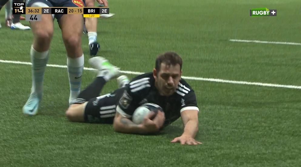 aplenorugby's tweet photo. #Top14 #R92CAB ¡FINAAAAL DEL PARTIDO! A pesar de los tries de Nico Sánchez y Lucas Paulos, Brive cayó en su visita a Racing (entró Imhoff) por 34-24 https://t.co/k6Y0D2k1aX