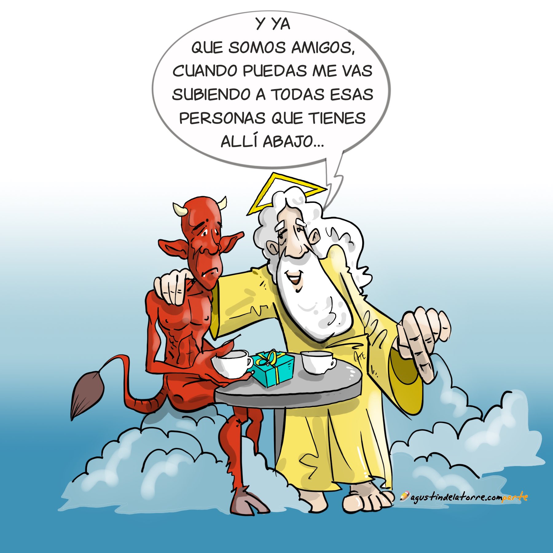 Viñeta de Agustín de la Torre